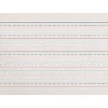 2PC Pacon Zaner-Bloser Dotted Midline Newsprint Paper