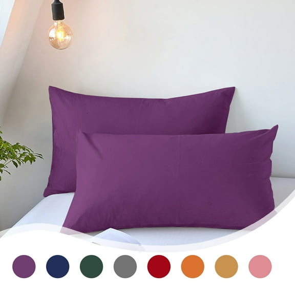 2PC Pillow Cases, Pillow Cases Standard Size, Twin Pillow Case, Standard Pillow Cases Set Of 2, Envelope Pillow Cover, Breathable, Cozy and Lightweight Pillow Case Suitable for All Seasons