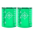 thumbnail image 1 of 2PC Plastic Laser Target Card Plate 10cmx7cm for Green/Red Laser Level for Line Laser Reflective Magnetic Plate Laser Target Plate for Precision Work, 1 of 12