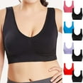 thumbnail image 1 of 2PC Plus Size Sports Bras for Women Color Plus Size-thin Large Bra Plus Size Sports Bra Full Bra Cup on Clearance (Size:S-6XL), 1 of 7