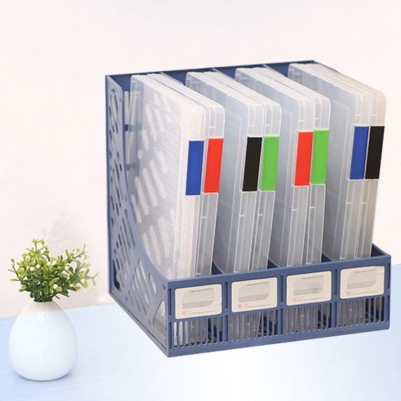 2PC Portable A4 Plastic Document Case and File Storage Box, Durable Document Organizer for Office Business and Home Paperwork Management, Clear File Box Stationery Supplies