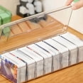 thumbnail image 1 of 2PC Portable Card Storage Box and Desktop Organizer for Trading Cards and Business Cards, Durable Multi-Functional Card Collection Case for Home and Office Stationery Supplies, 1 of 7