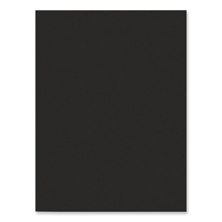 SunWorks Construction Paper, 50 lb Text Weight, 9 x 12, Black, 50/Pack SunWorks Construction Paper, 50 lb Text Weight, 9 x 12, Black, 50/Pack
