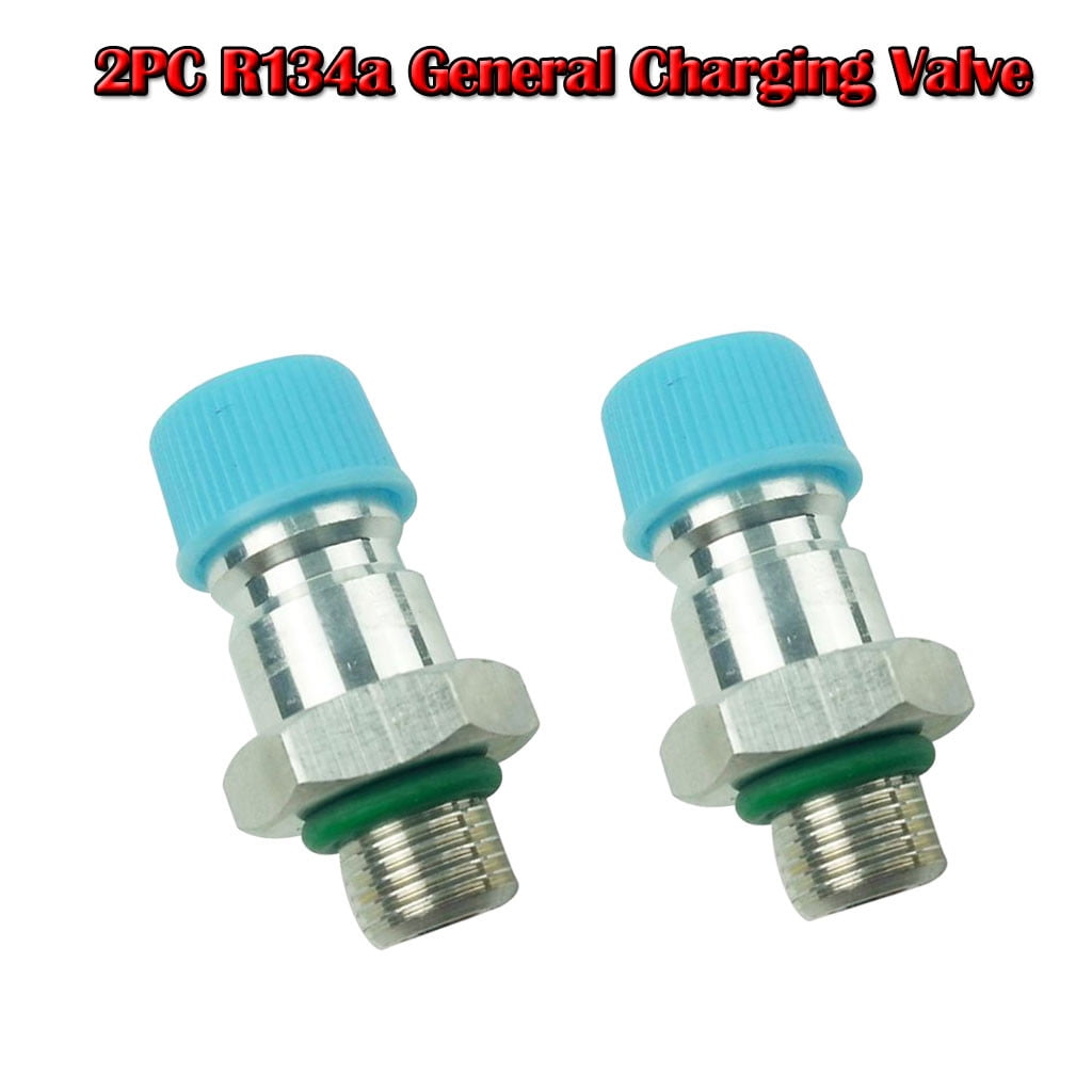 2PC R134a General Charging Valve Solder Onto Pipeline Automotive Air