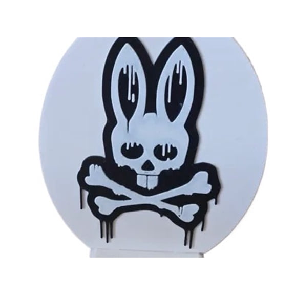 2PC Rabbit Skull Easter Decoration 3D Printing Gift