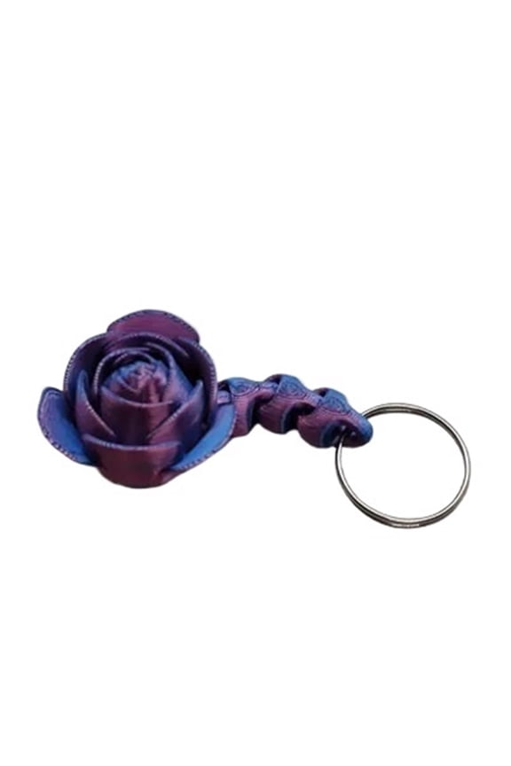 2PC Rose Keychain 3D Printing