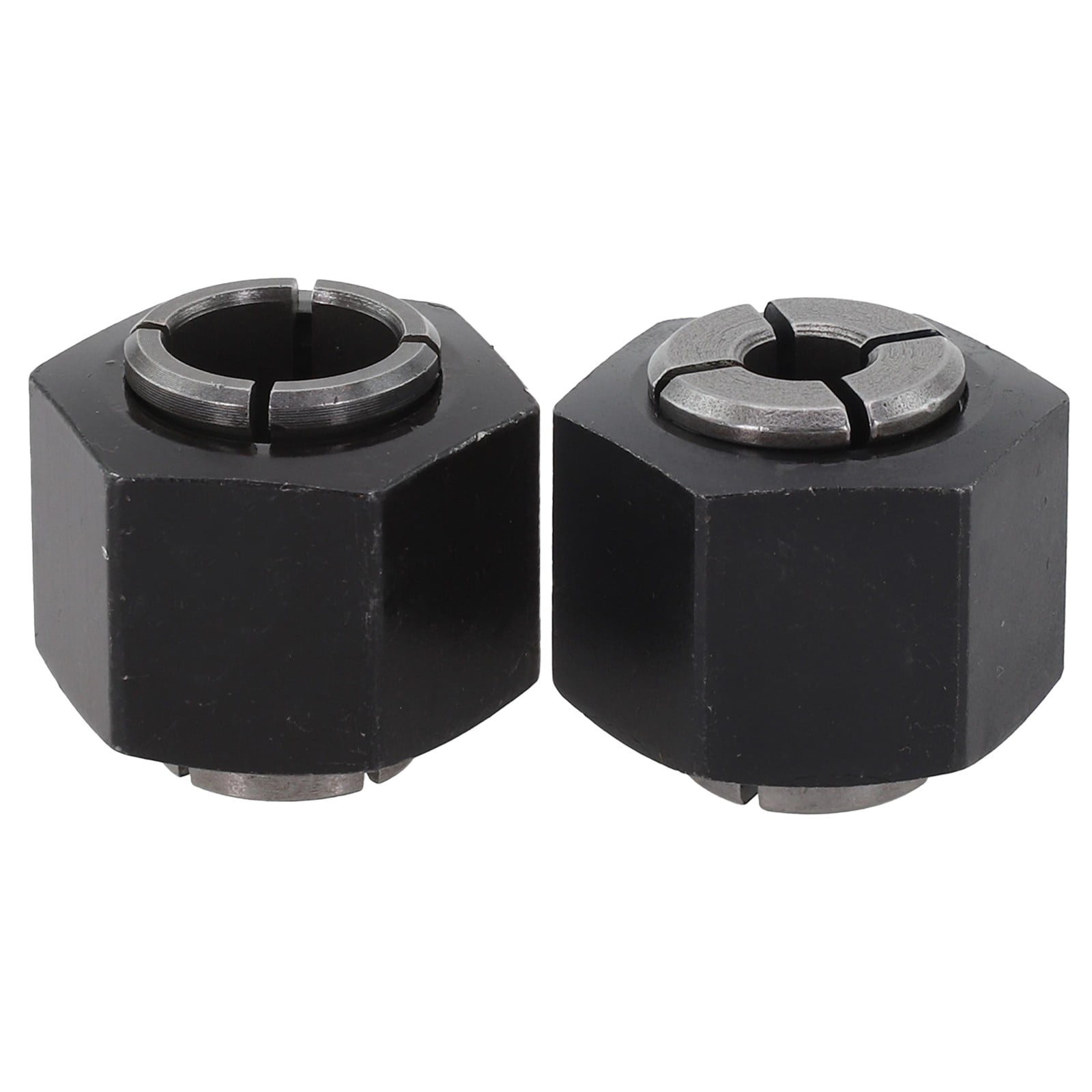 2PC Router Collet Set 6.35mm 12mm Compatible with Various Routers ...