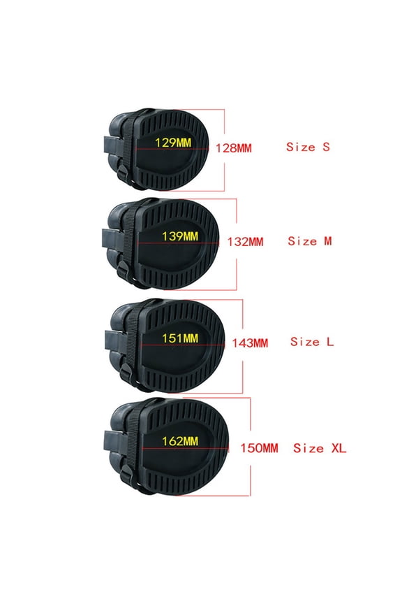 2PC Rubber Horse Hoof Boots Non Slip Horse Hoof Protection Shoes Hoof Guards