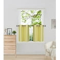 thumbnail image 1 of 2PC SET VERSATIL LINED BLACKOUT PANELS WINDOW CURTAIN 60" W X 24" OR 36" LENGTH, 1 of 2