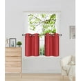 thumbnail image 1 of 2PC SET VERSATIL LINED BLACKOUT PANELS WINDOW CURTAIN 60" W X 24" OR 36" LENGTH, 1 of 2