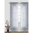 thumbnail image 1 of 2PC SHEER VOILE PANEL INDOOR OUTDOOR PORCH WEDDING ROD POCKET WINDOW CURTAIN, 1 of 3