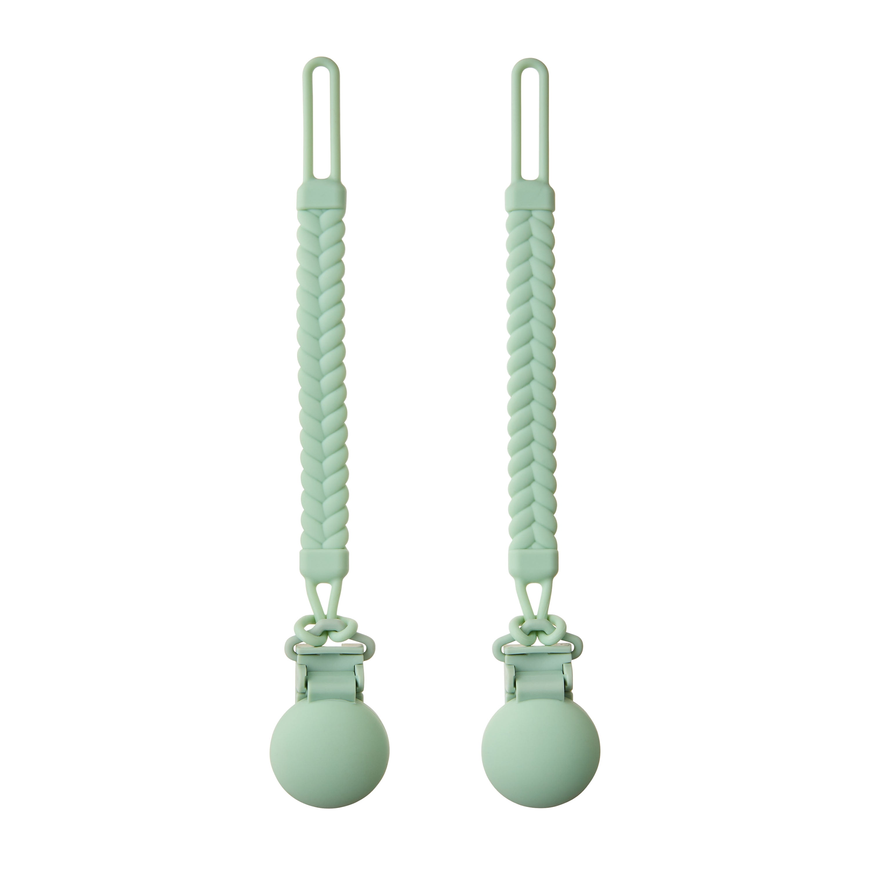 Parent's Choice Silicone Baby Pacifier Clips, 2 Count