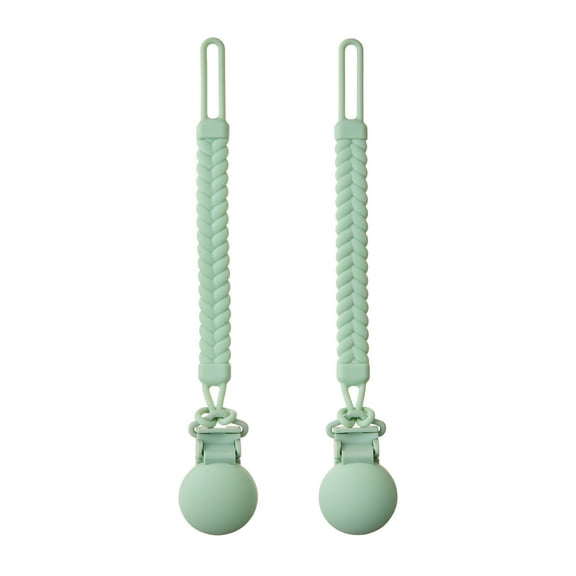 Parent's Choice Silicone Baby Pacifier Clips, 2 Count