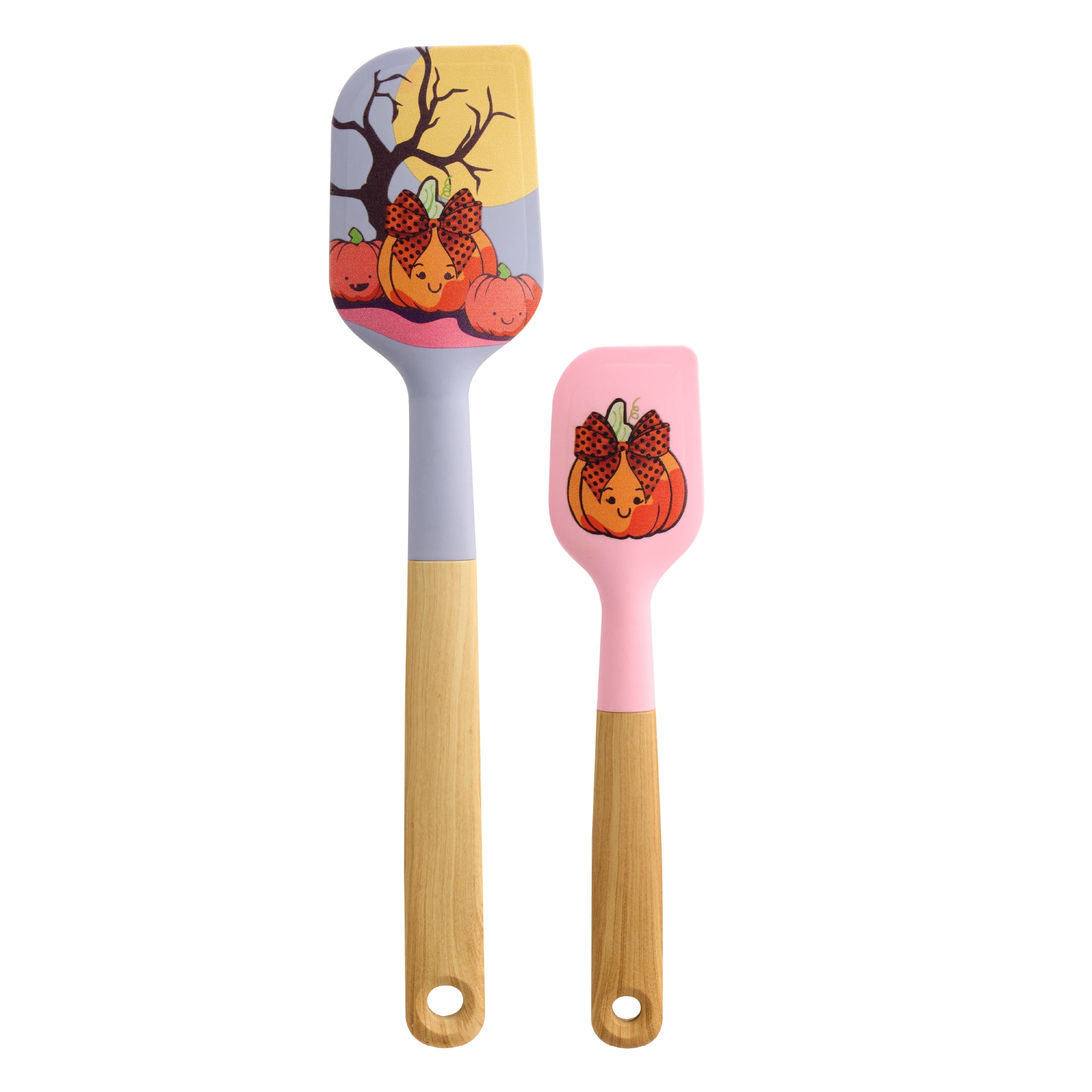 Way To Celebrate Halloween Silicone Spatula Set - Orange, Purple, Pink