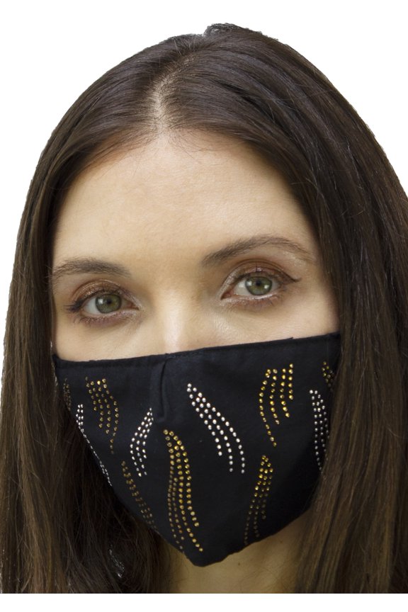 2PC STONE/SOLID FACE MASK