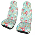 thumbnail image 1 of 2PC SUV RV Van Truck Any Fit Covers Seat Car Nursing Print Women for Cover Seat Auto Front Pattern Heart Hat Nurse, 1 of 4