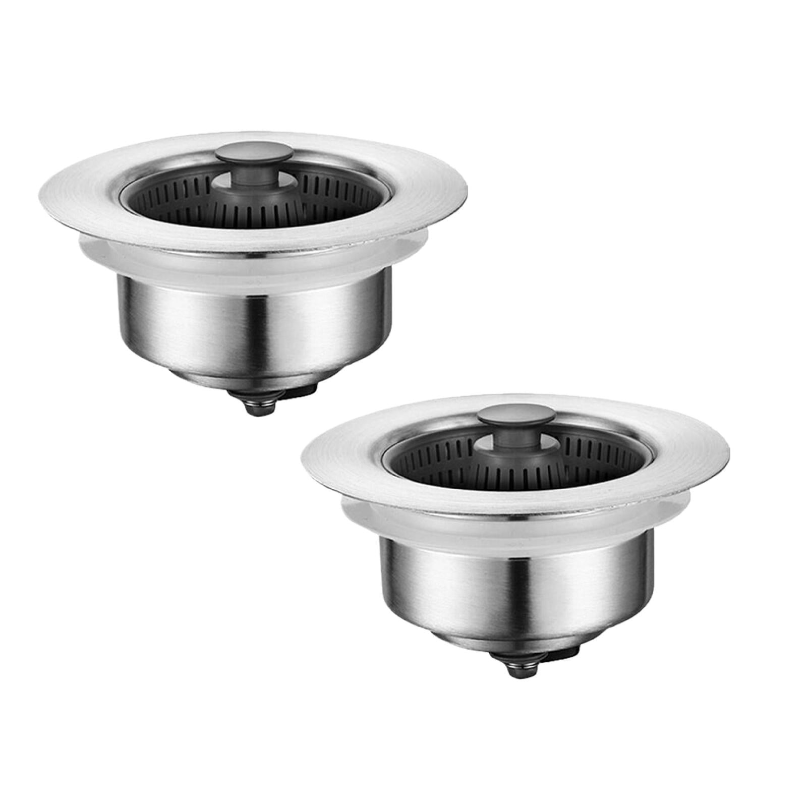 2PC Sink Drain Filter Cover Various Three In One Universal Kitchen Sink
