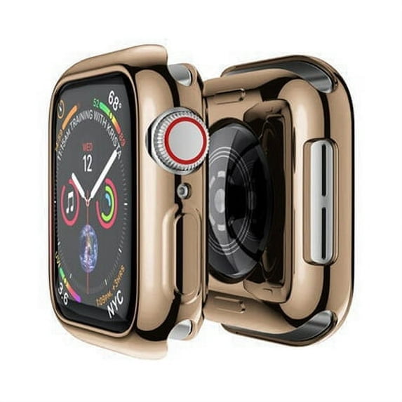 2PC Soft Watch Case Compatible Apple watch 45mm 41mm Shockproof Bumper Accessories Screen Protector TPU Case for iWatch Series 8 SE 7 6 5 4 3 Clear