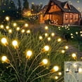 thumbnail image 1 of 2PC Outdoor Stake Solar lights, 8 LED Waterproof Swaying Firefly Lights, Solar Power Decorative Lights for Yard Lawn, Path, Flower Bed, Patio(Warm White), 1 of 7