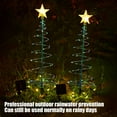 thumbnail image 1 of 2PC Solar Spiral Tree LightsSolar Waterproof LED Christmas Tree Decoration Light,8 Lighting Modes Christmas Decoration for Home Garden Lawn Patio Yard (Color White), 1 of 9
