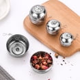 thumbnail image 1 of 2PC Spice Small Ball for Cooking, Clearance, Tea Infuser, Stainless Steel Tea Ball Strainer Spice Infuser, Soup Seasonings Seperation Basket with Extended Chain Hook for Brewing Tea (1.57x1.73in), 1 of 5