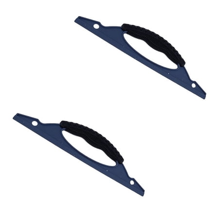 2PC Squeegee for Car Window, Silicone Water Wiper Plate, Glass Cleaner Scraper, Car Windshield Cleaning Squeegee for Car Windshield Mirror Window,blue