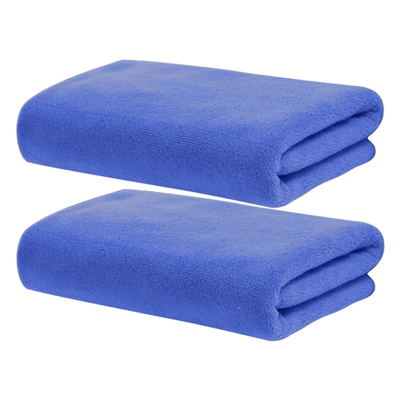 Super Absorbent Microfiber Bath Towels | Ultra Soft & Quick-Drying | 75x35cm (29.5x13.8in) | Lightweight for Travel, Yoga & Swimming | Pack of 2