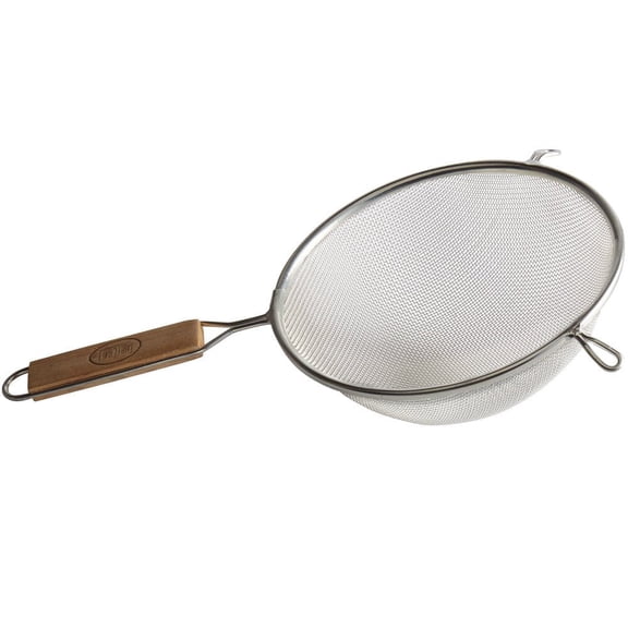 2PC Tablecraft 88 8" Medium Tin Single Mesh Strainer