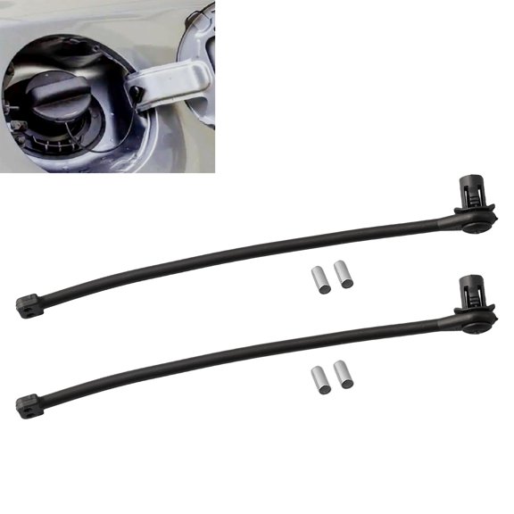 2PC Tank Filler Cap Tether Wire For Golf For Bora For Passat For Skoda 1J0201550 Plastic Black Car Acesssories