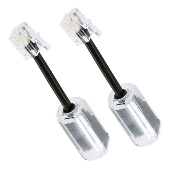 2PC Telephone Cable Detangler 360 Degree Rotating Landline Swivel Cord Untangler TAPDRA Spare Part