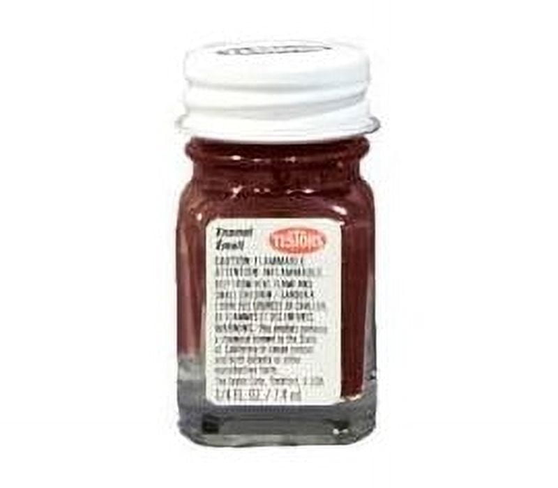 2PC Testors 1140TT Hobby Paint All Purpose Enamel Brown 1/4 Ounce