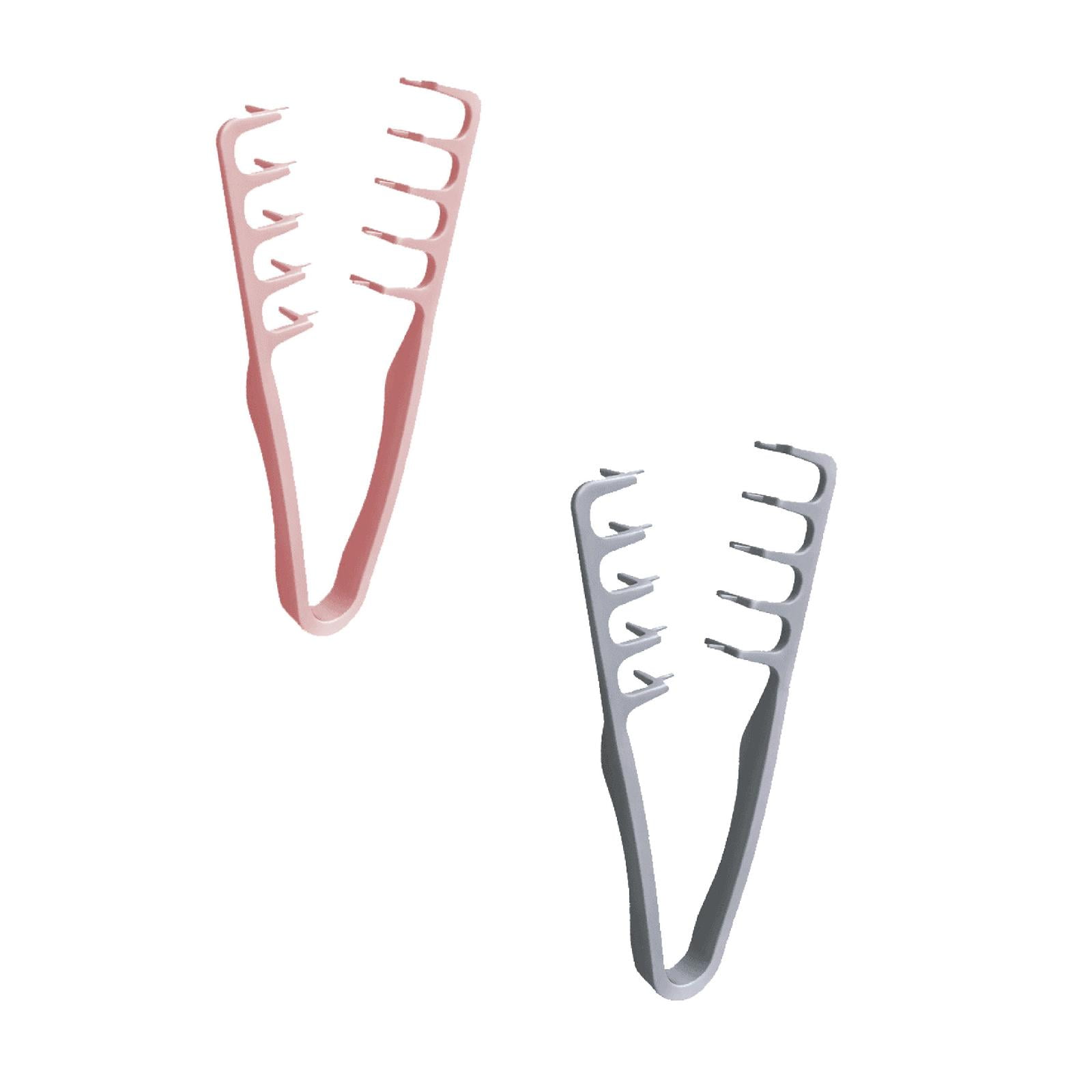 2PC Texture Comb,Wide-Tooth Hair Styling Comb,Hair Texturizing Comb for ...