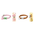 thumbnail image 1 of 2PC Tiny Dog Collar Cat Collars for Small Male Dogs Little Pet Neck Girth 8.7-13.7 Inch Safety Buckle Kitten Adjustable Release for Cats Small Dogs Lightweight for Daily Walk, 1 of 8
