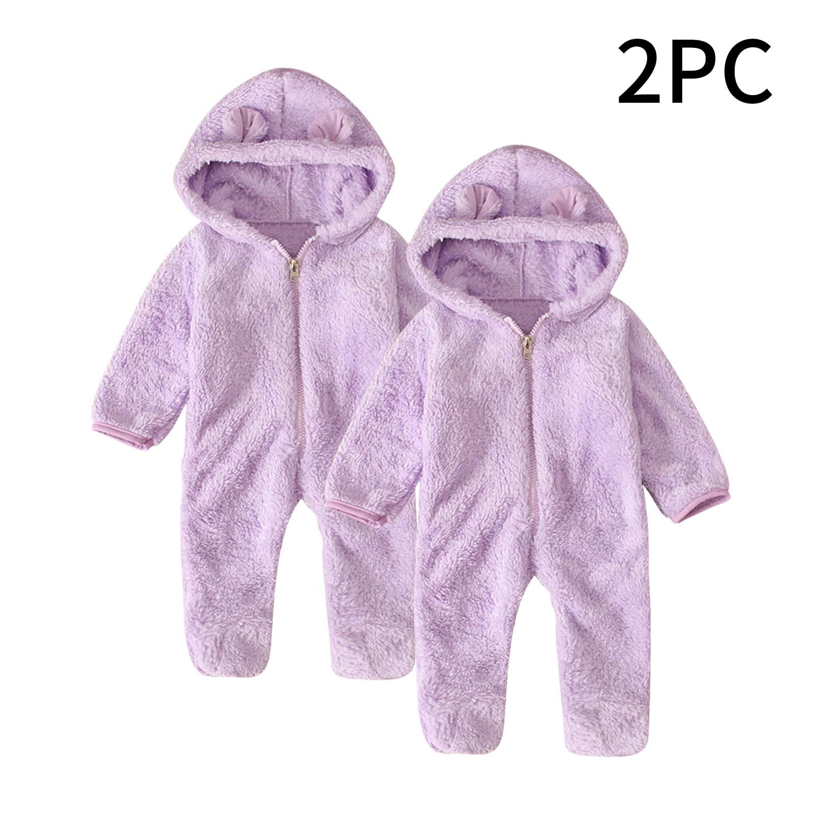 Unutiylo Baby Halloween Hooded Romper – Cute Fall Outfit With Matching Socks (Newborn-18M) - View #2