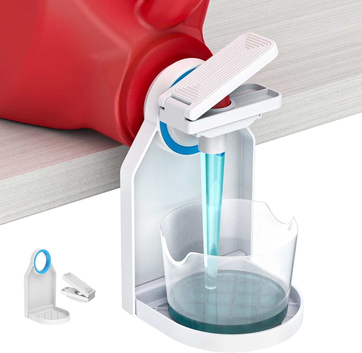 Gallery Detail: 2Pc Upgraded Laundry Detergent Dispenser With Drip Tray