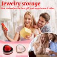 thumbnail image 1 of 2PC Valentine's Day Decorations, Automatic Flip-up Heart-shaped Rose Gift Box, Ring Pendant Jewelry Box, Necklace Box, 1 of 7