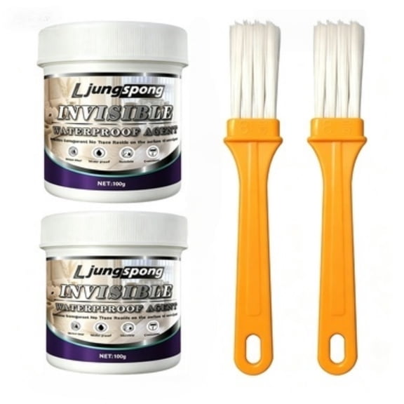 2PC Waterproof Elastic Multi Purpose Adhesive Sealant, Flexible Clear Leak Repair Glue for Bathroom, Roof, Pipe and Phone LCD Small Crack Sealing