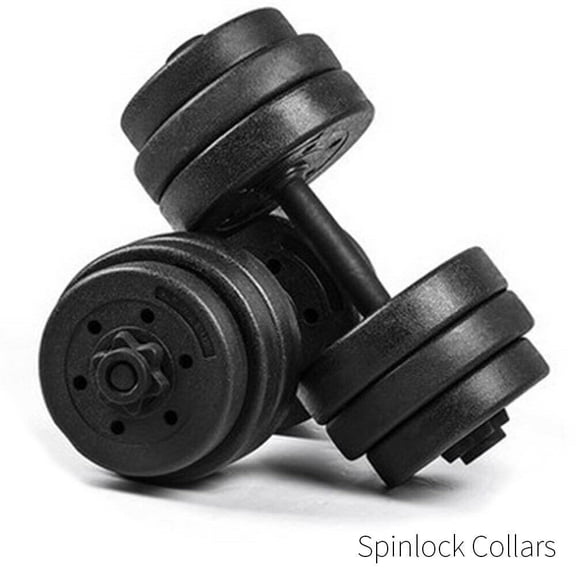 2PC Weight Check Nut Barbell Bar Clips Lock Screw Dumbbell Lock Collars