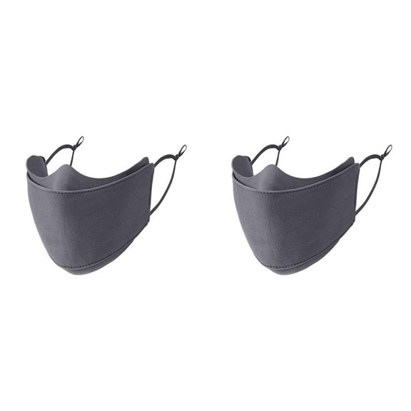 2PC Windproof Winter Face Mask, Reusable Half Face Cover for Outdoor Sports - Breathable Dustproof Thermal Mask for Cold Weather Running, Cycling, Skiing