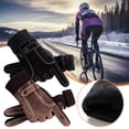 thumbnail image 1 of 【2PC】Winter Gloves Waterproof Insulated,Winter Gloves Touch Screen Water Resistant Windproof Thermal for Running Cycling Driving Hiking for Men Women, 1 of 9