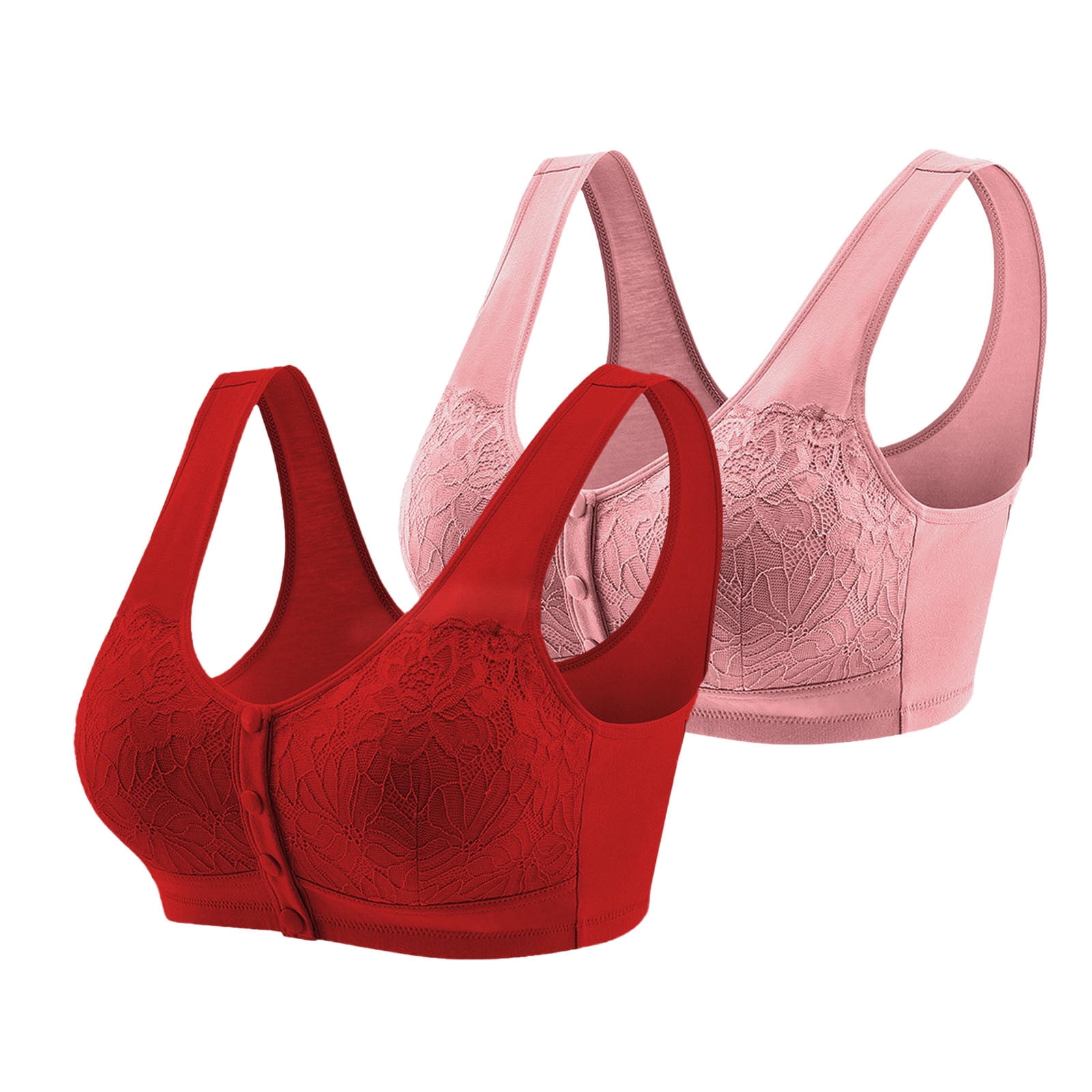 2PC Women Bras Comfortable Bras for Women Everyday Bra Women's Bras No