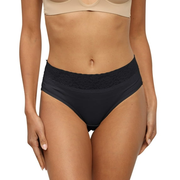 2PC Women's Bikini Brief Underwear Pack Cotton Lace Fashion Soft Panty Comfortable Hipster Stretch Full Panties Saving on Clearance