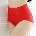 thumbnail image 1 of 2PC Women's Bikini Brief Underwear Pack Plus Size Transparent Seductive Lace High-Waist Panties Saving on Clearance, 1 of 5