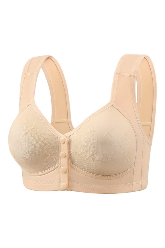 2PC Womens Bralettes Sag Tank Beauty Back In Front of Mom Non Womens Clothing,Beige,42