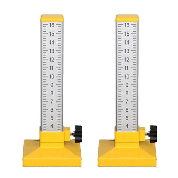2PC Woodworking Equal Height Ruler Positioning Horizontal Elevation Double-Sided Scale Ceramic Tile Special Tool B