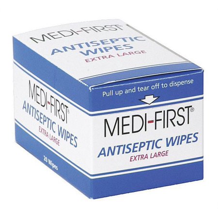 2PC ZoroSelect Antiseptic Wipes, Packet, 5 x 8 In., PK20