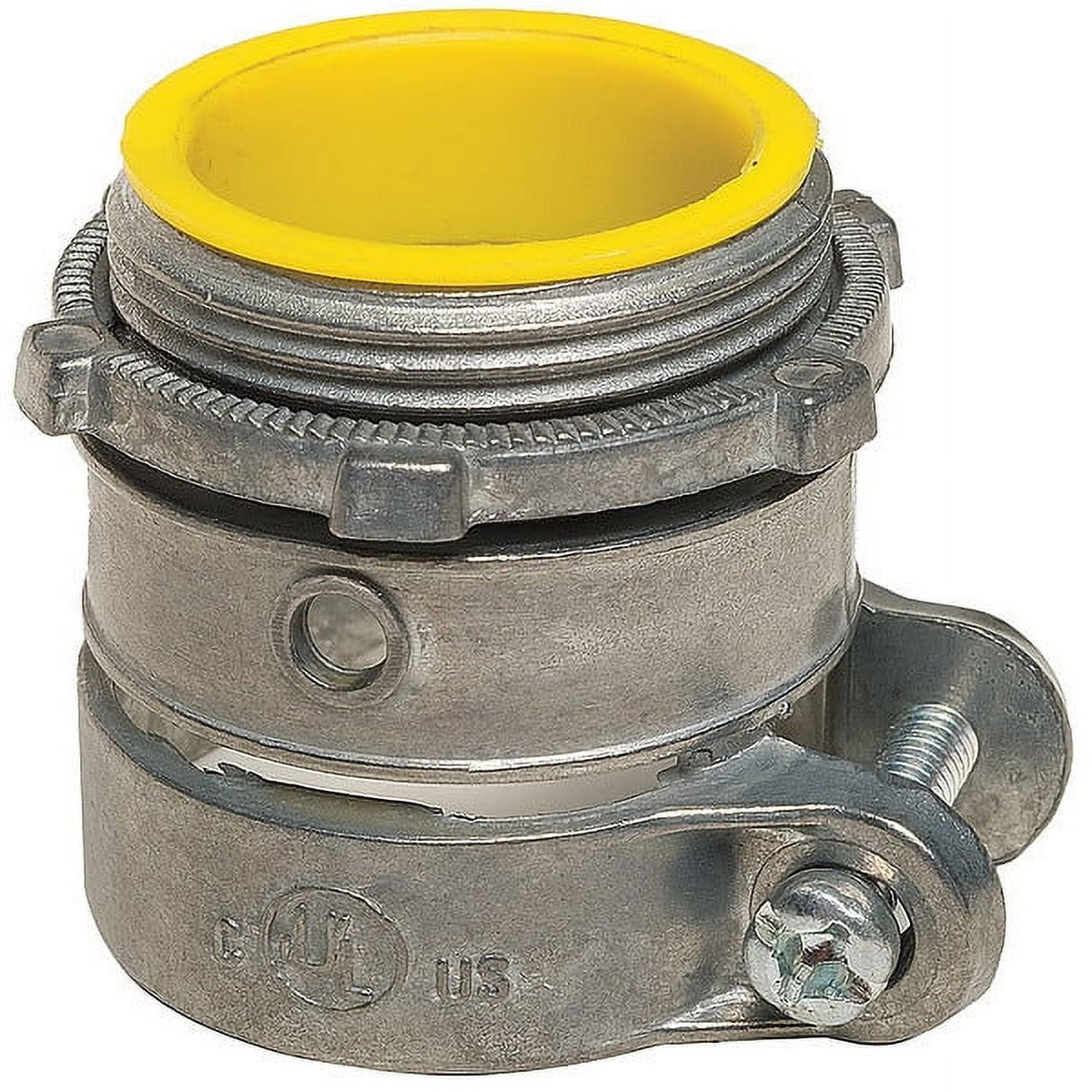 2PC ZoroSelect Connector, Flex Conduit, Straight, 1 1/4 In