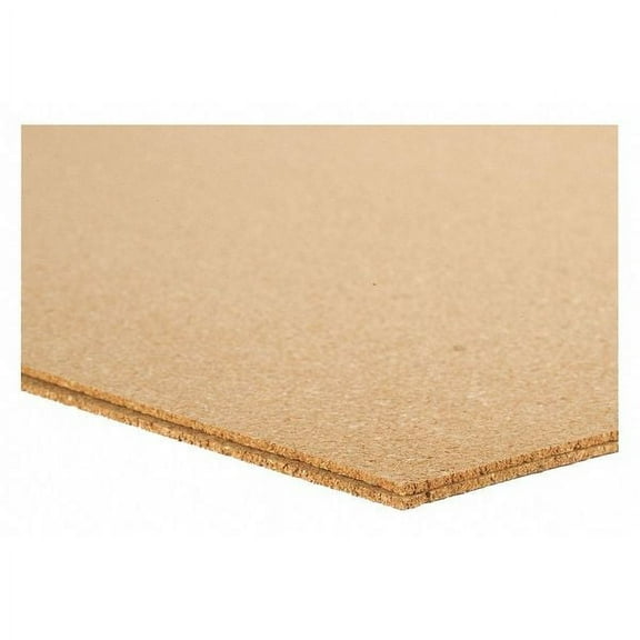 2PC ZoroSelect Cork Sheet, Underlayment, 2.5mm T, 24x36 In