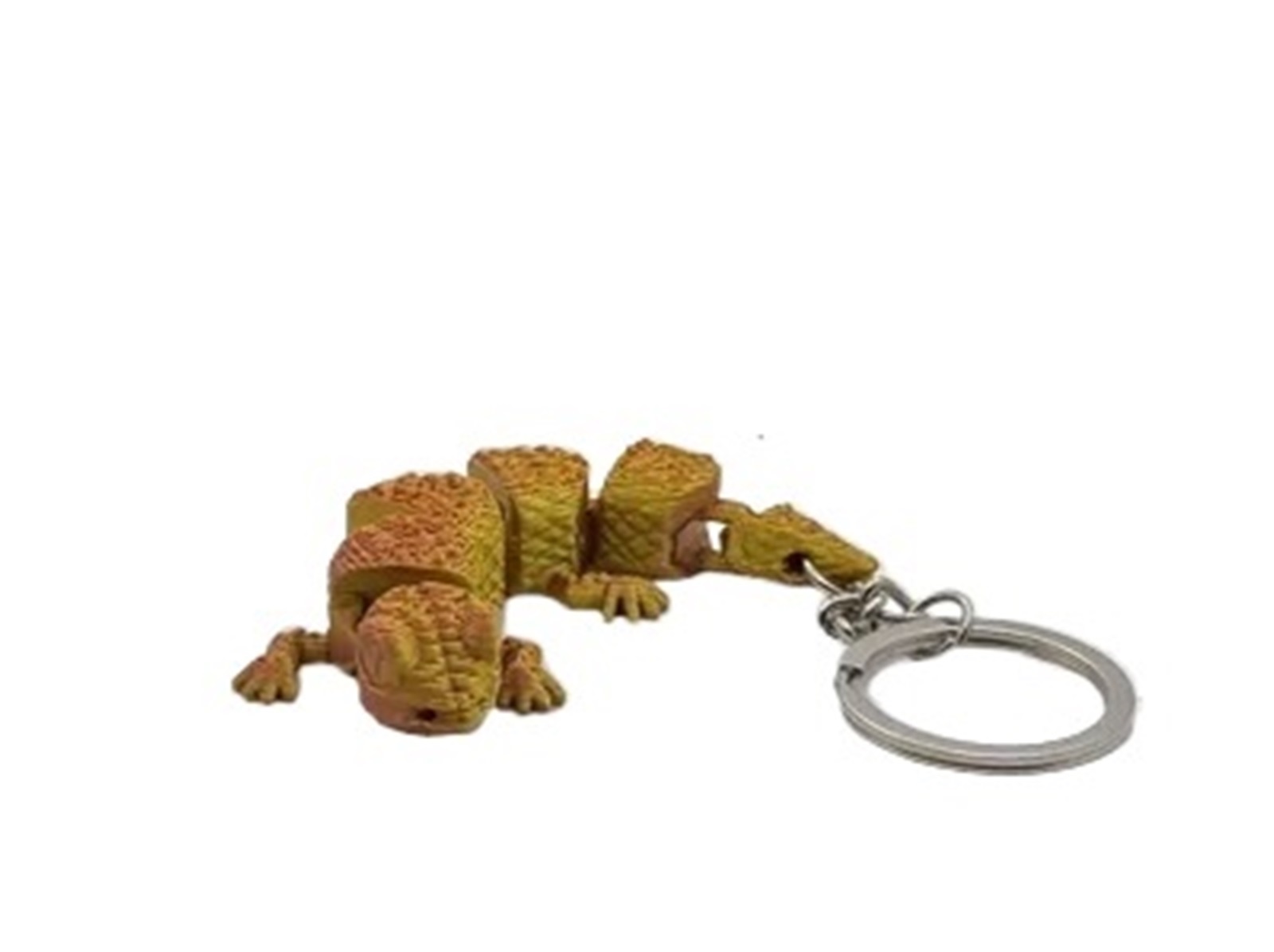 2PC cute and flexible little lizard key chain 3D printed ornaments ...