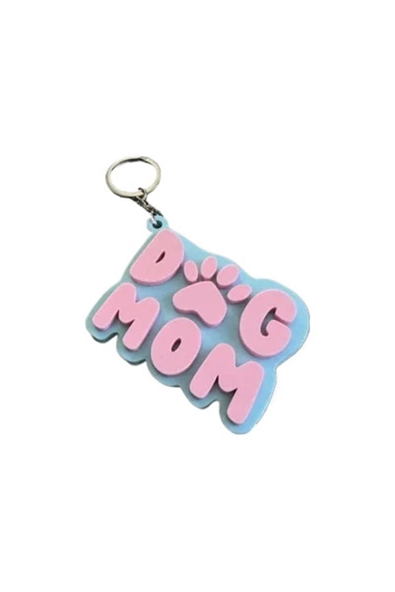 2PC dog mom key chain 3D printing